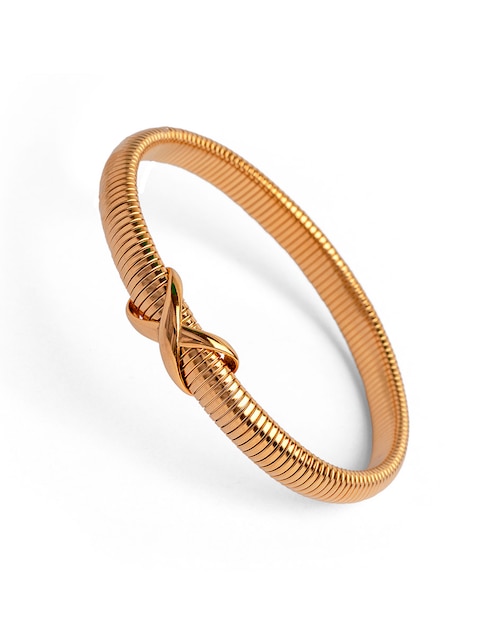 Brazalete Aurela 18K Classic Collection con acabado chapa de oro