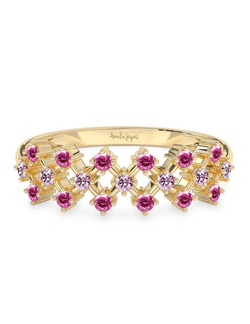 Anillo "de (si aplica)" ninguna amelie joyas sin colección sin temática 14 k "de" oro zirconia