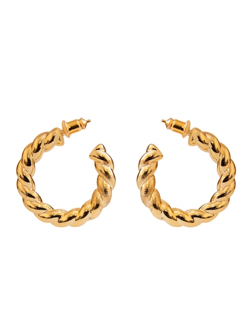 Arracadas Universal Classic Collection con acabado chapa de oro Arracadas Universal Classic Collection con acabado chapa de oro