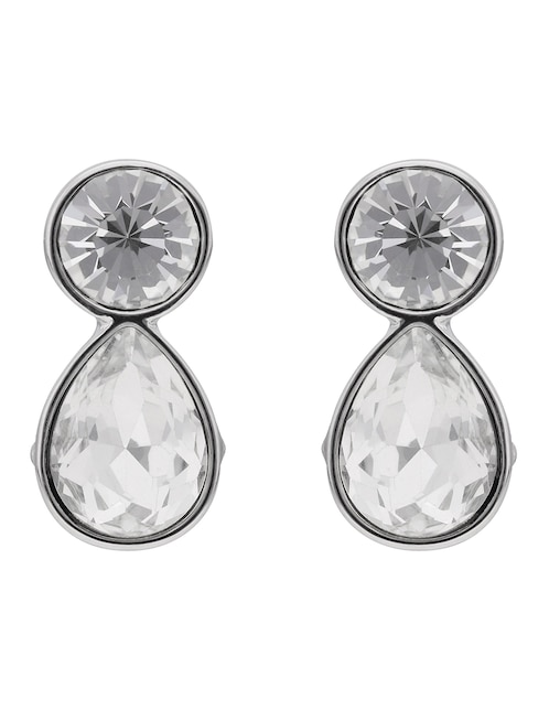 Aretes de gota Givenchy con acabado brillante cristal