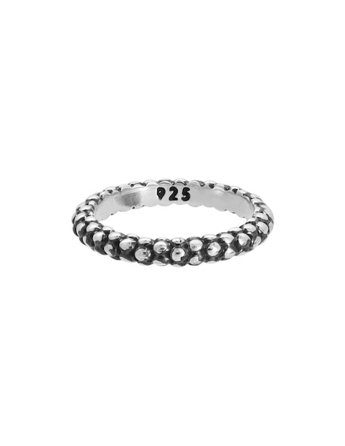 Anillo P 925 de plata brillante