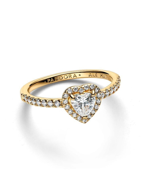 Anillo de corazón Pandora Timeless P 925 de plata zirconia cúbica brillante