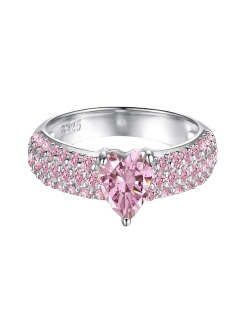 Anillo de corazón Gladkova Joyería P 925 de plata zirconia