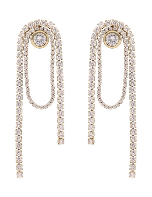 Aretes Emily In Paris Lumiere con acabado brillante zirconia