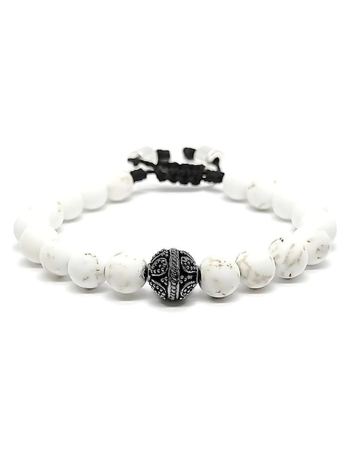 Pulsera Caos con howlita Pompeya