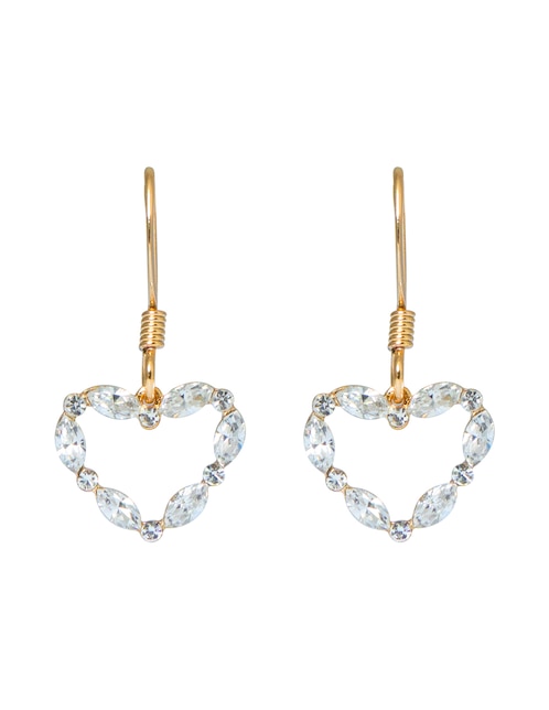 Aretes de corazón Mini Corazones con acabado brillante cristal 1