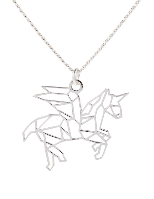 Collar con dije de unicornio de plata P 925 1