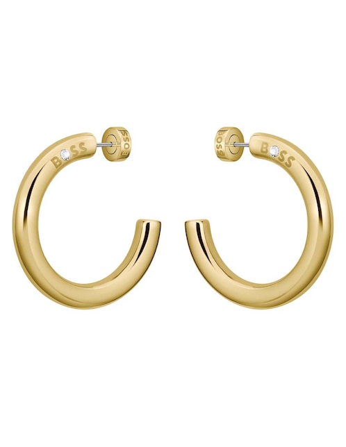 BOSS Arracadas Boss Alive Statement con acabado brillante cristal