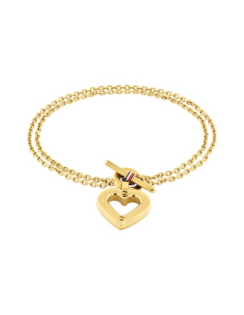 Pulsera Toggle Heart con acabado brillante 1