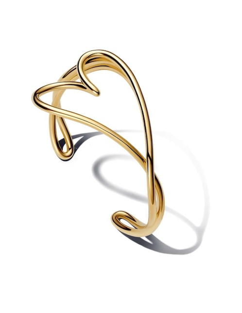 Brazalete de plata P 925 Essence con acabado baño de oro 1