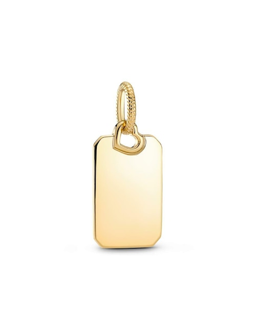 Dije rectangular Pandora moments de plata P 925