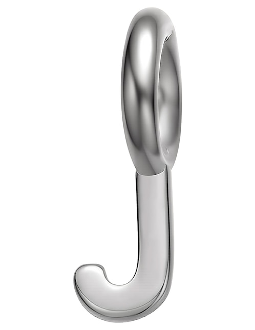 Charm de letra j classic de plata P 925 1