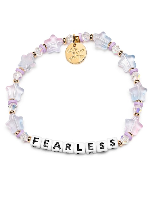 Pulsera Little Words Project Friendship con acabado chapa de oro