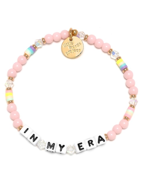Pulsera Little Words Project Friendship con acabado chapa de oro