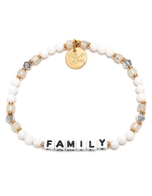 Pulsera Family con acabado chapa de oro 1