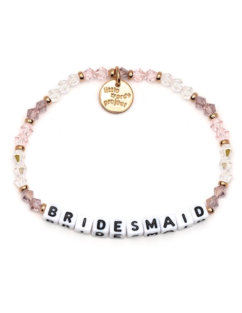 Pulsera Little Words Project con acabado chapa de oro