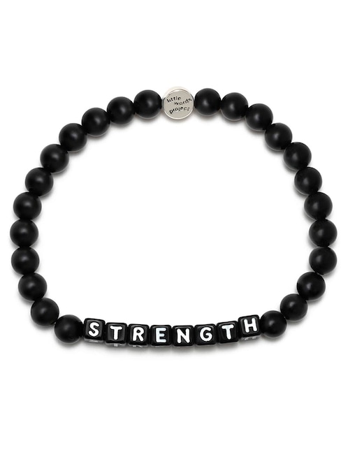 Pulsera Little Words Project Strength con acabado chapa de oro