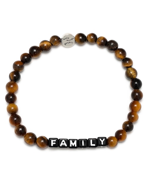 Pulsera Little Words Project Family con acabado chapa de oro