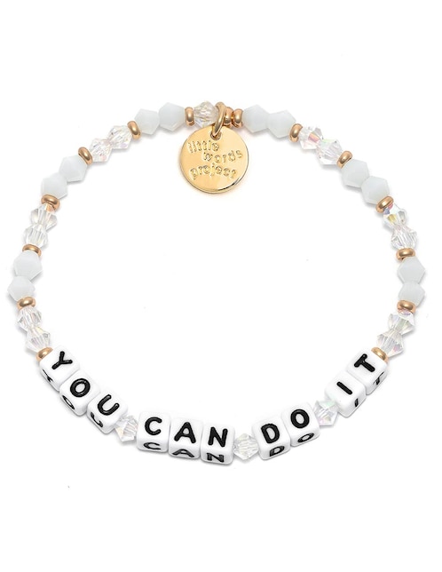 Brazalete Little Words Project Gifting con acabado chapa de oro
