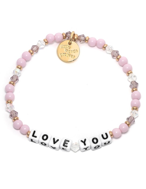 Pulsera Little Words Project con acabado chapa de oro