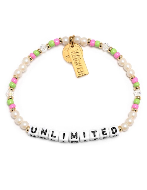 Pulsera Little Words Project con acabado chapa de oro