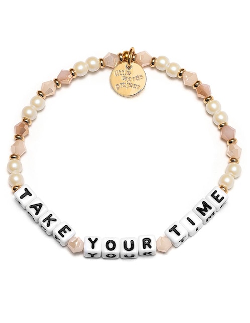 Pulsera Little Words Project con acabado chapa de oro