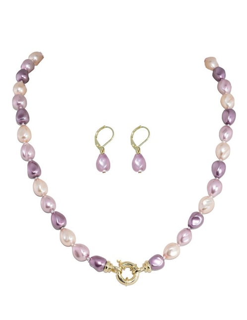 Aretes y collar Perlas de Mallorca perla 1