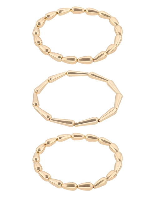 Set de pulsera Nine West Gold Teardrop