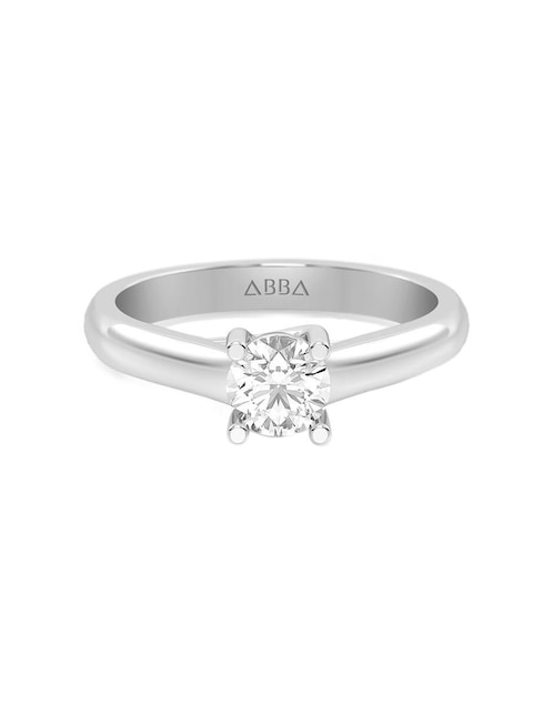 Anillo de compromiso de oro 14 k zirconia 1