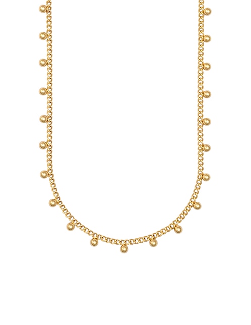 Collar Metales Esferas 1