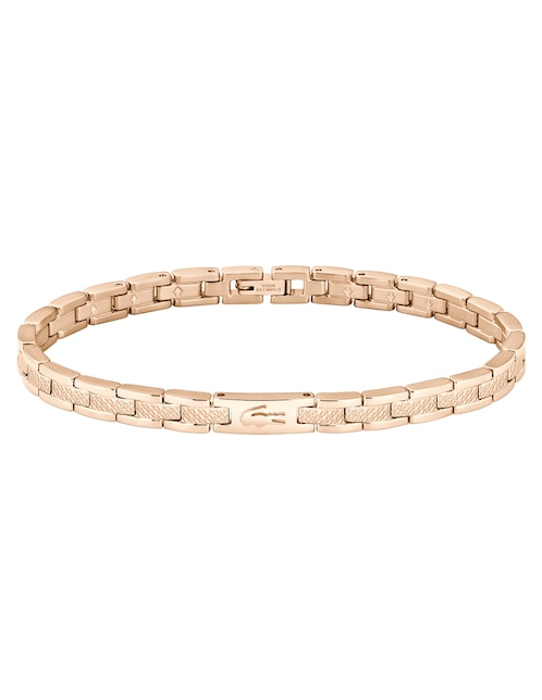 Brazalete Lacoste Metropole con acabado brillante