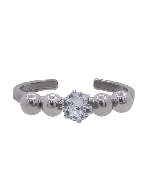 Anillo Oro Angelus zirconia brillante