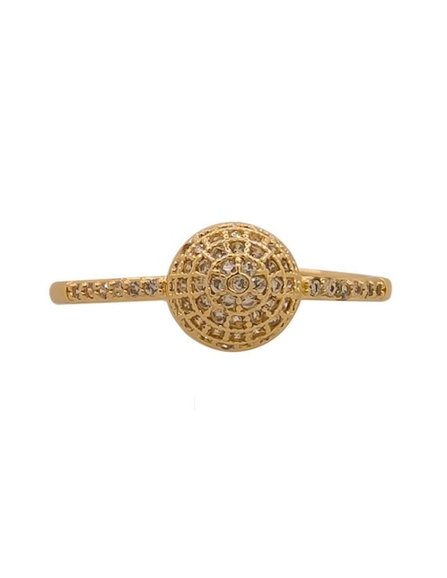 Anillo Oro Angelus zirconia brillante