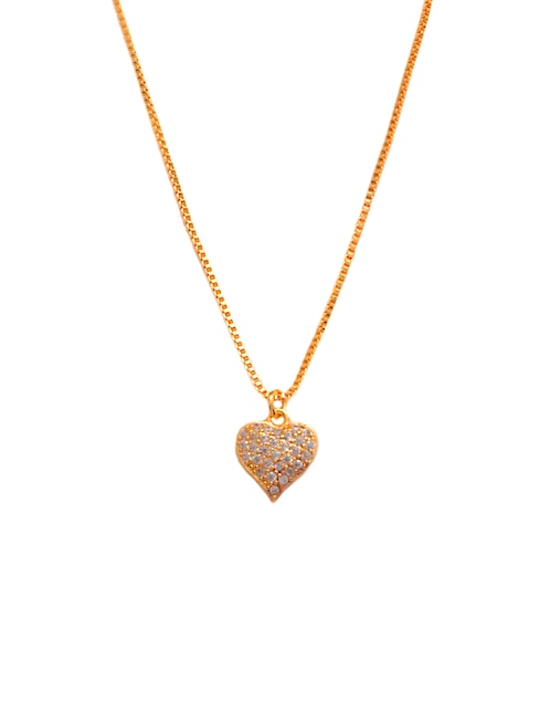 Collar de corazón Aurela 18K