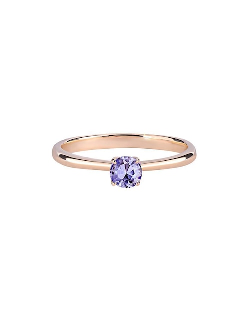 Anillo Gladkova Joyería 14 k de oro tanzanita brillante