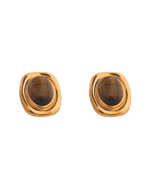 Aretes Universal Aurela 18K Classic Collection con acabado chapa de oro