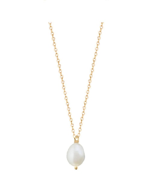 Collar con dije de gota Anante Perlas de plata P 925