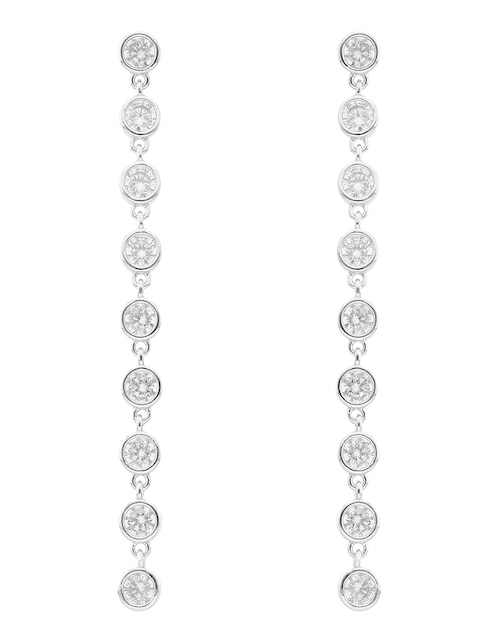Aretes con acabado brillante cristal 1