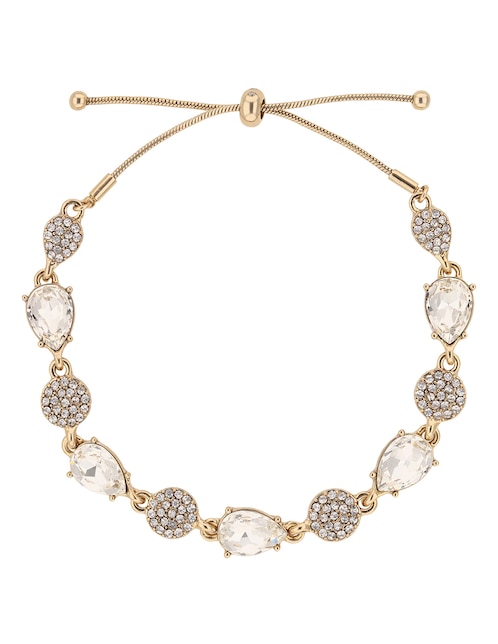 Brazalete Givenchy con cristal Ivory Runway con acabado brillante