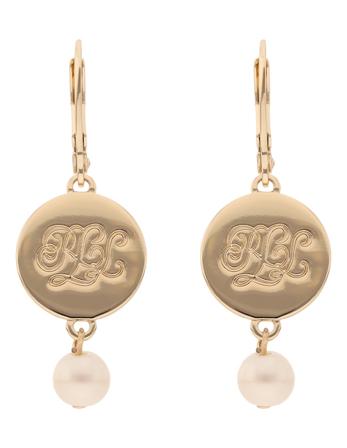 Aretes de círculo con acabado brillante 1
