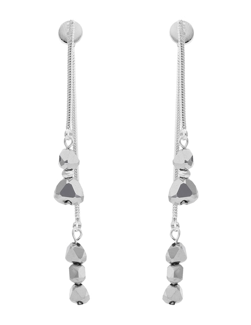 Aretes Nine West con acabado brillante