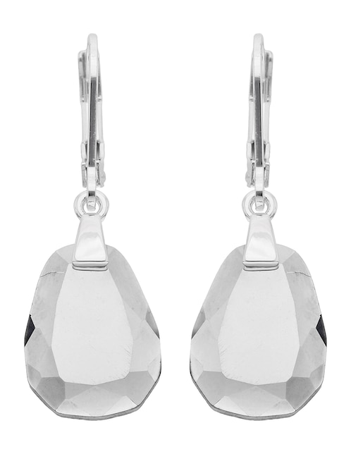 Aretes de gota Nine West Stormy Beads con acabado brillante