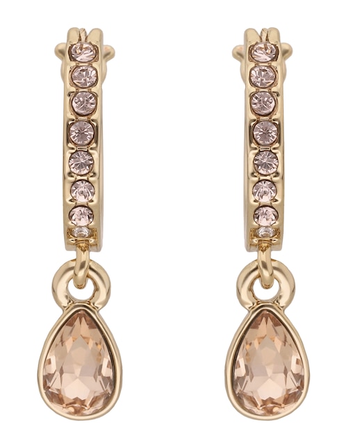 Aretes de gota Givenchy con acabado brillante cristal