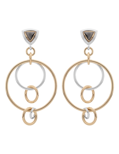 Aretes Nine West con acabado brillante