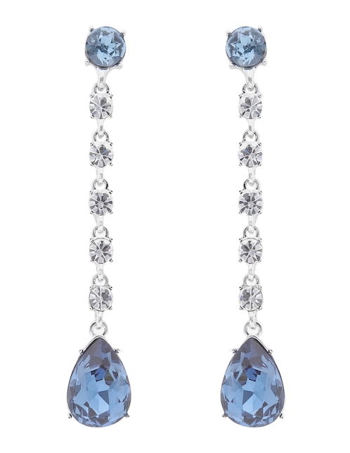 Aretes de gota Daydreamin' Denim con acabado brillante cristal 1
