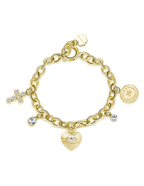 Pulsera Brosway Chakra con acabado baño de oro 14 K