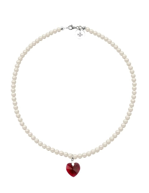 Collar no aplica "de (si aplica)" corazón zvezda éclair "de" plata p 925