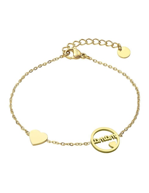Pulsera Enso Amor Y Paz con acabado brillante