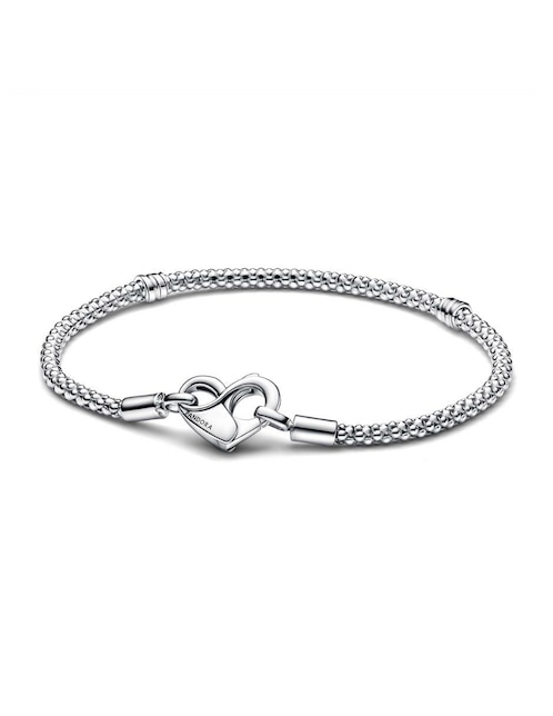 Brazalete Pandora de plata p 925 Moments con acabado pulido
