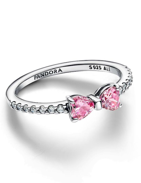 Anillo de moño Pandora Timeless P 925 de plata zirconia cúbica brillante